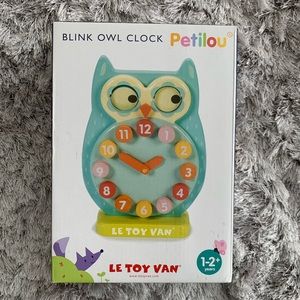 Wooden Toy Owl Clock